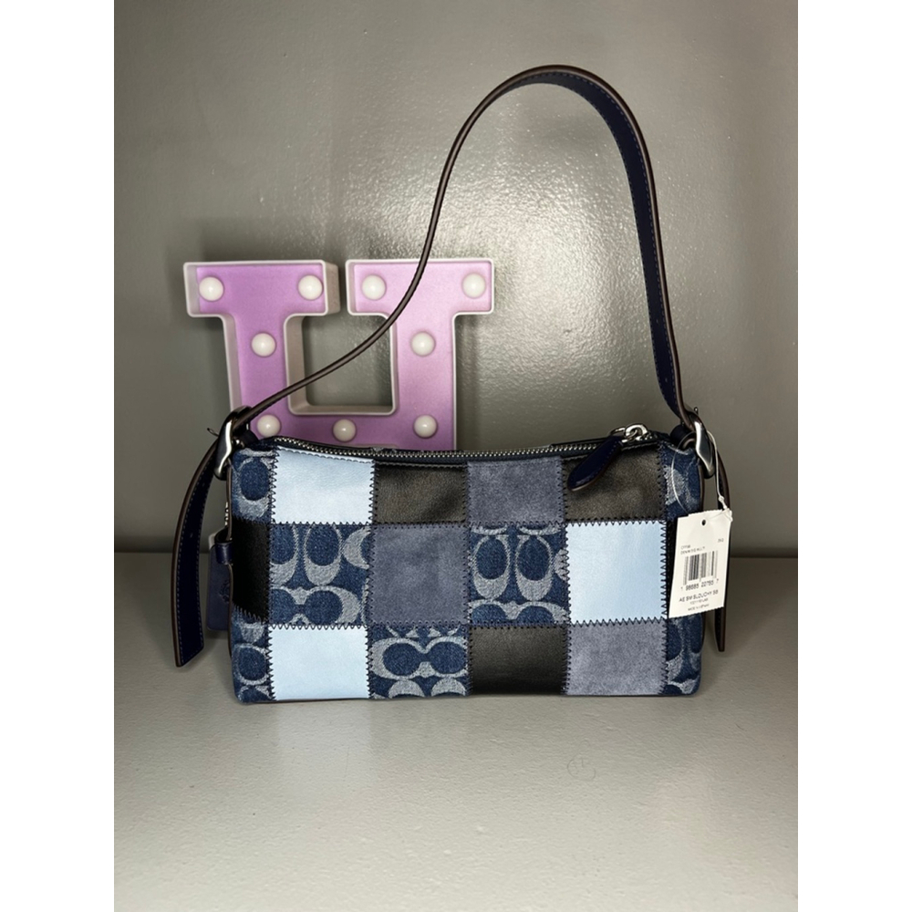 Coach Small Slouchy Shoulder Bag
In Upcrafted Patchwork - Denim Signature - Picture 4 of 12